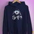 Pride Sloth Transgender Flag Sunglasses Hoodie - Navy
